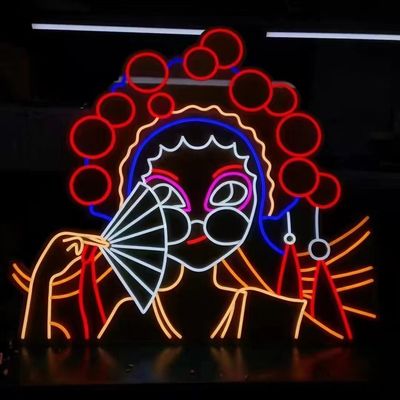 Las luces de tira de Smart LED del cambio del color ajardinan las lámparas Flex Neon Sign de la atmósfera del Rgb de la decoración