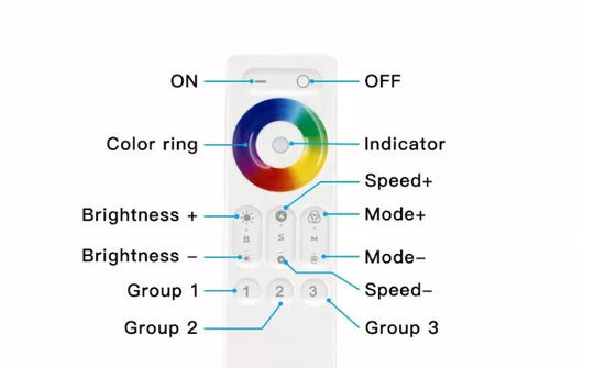 3CHx5A regulador With Color Ring Smart RGB Tuya APP WIFI de la luz del tacto LED