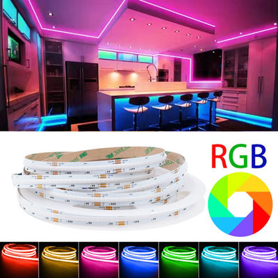 Tiras ligeras de neón finas flexibles 24V de la luz de tira de la MAZORCA LED del Rgb los 840Leds/M para el sitio