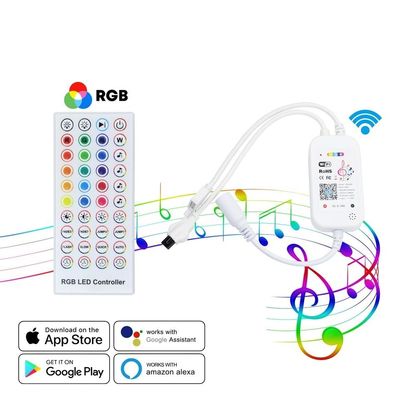 El hogar de la música Ip65 APP llevó la prenda impermeable flexible Luces Rgb de la tira ligera 5050 equipos