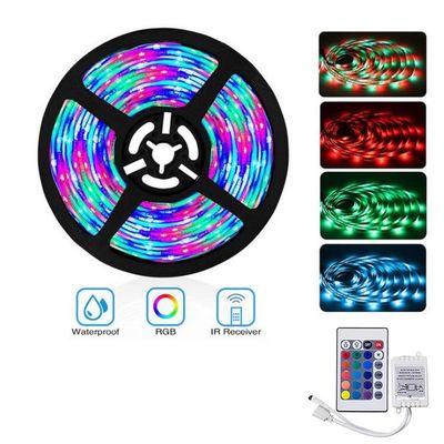 La sincronización elegante Rgb flexible de la música de CRESTIN el 16.4ft RGB llevó las luces de tira WiFi APP
