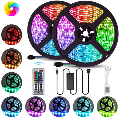 La sincronización elegante Rgb flexible de la música de CRESTIN el 16.4ft RGB llevó las luces de tira WiFi APP