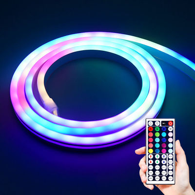 el neón del mando a distancia por infrarrojos 40Keys llevó la prenda impermeable ligera RGB de la tira IP67 de la música
