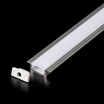 2507 canal de aluminio del perfil de aluminio de 2835 LED para T3 llevado de las tiras - T8