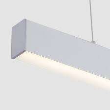 Pasillo montado pendiente linear de aluminio llevado de gama alta del perfil LED de la luz de tira para arriba abajo