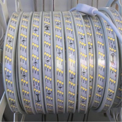 Luz impermeable de la cinta de los lúmenes 180 LED M Three Row Flexible de 220V Smd 2835