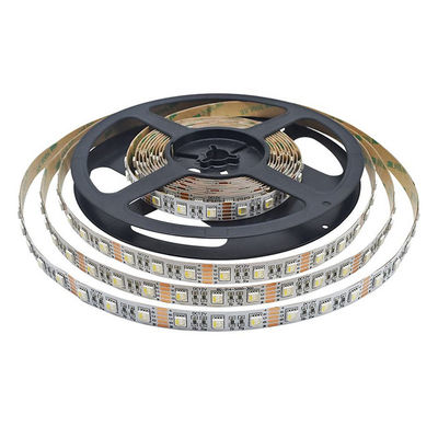24V SMD 5050 Rgbw llevó la tira 4 en las luces de 1 tira los 5m impermeables ligeras blancas calientes para al aire libre