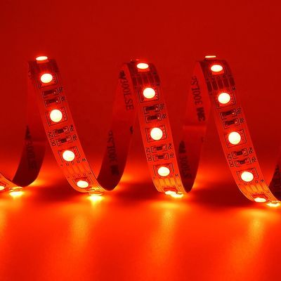24V SMD 5050 Rgbw llevó la tira 4 en las luces de 1 tira los 5m impermeables ligeras blancas calientes para al aire libre