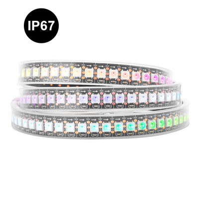 Tira 96 de la luz de la música de Ip20 Ip65 Ip67 Smart LED 100 144leds pixeles flexibles Ws2812b