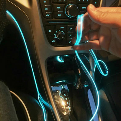 3M modificó el coche enciende la línea ligera fría del EL con la consola LED Ligh ambiente del tablero de instrumentos del USB DIY T