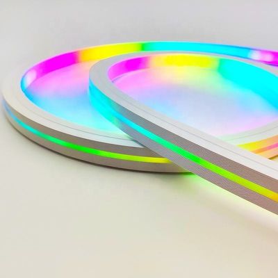 El silicón direccionable 12v dobla los 5m que el sueño ligero de neón de la tira colorea el RGB las palabras de 16 X de 16M M DIY