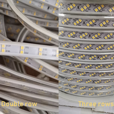 la prenda impermeable de la tira del metro 2835 LED de 220V 110V 100 llevó las luces de tira Ip68