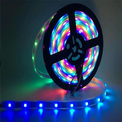 La tira llevada Rgb direccionable 5050 enciende individualmente la cinta de difusión ligera los 5m Ws2812B