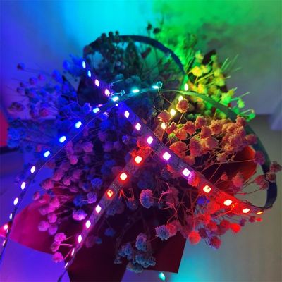 Del Rgb 5050 LED de la tira pixel llevado direccionable flexible individualmente 60 144