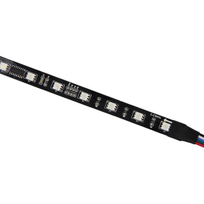 8 pixel LED inalámbrico DMX que enciende la tira negra impermeable direccionable de 5050 Rgb