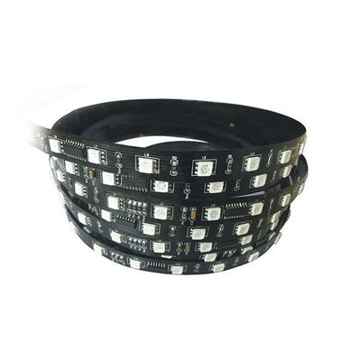 8 pixel LED inalámbrico DMX que enciende la tira negra impermeable direccionable de 5050 Rgb
