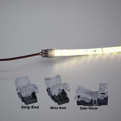 alambre terminal accesorio 8m m masculinos femeninos de 4pin 3pin 2 Pin Led Light Connector LED 10m m