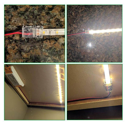 alambre terminal accesorio 8m m masculinos femeninos de 4pin 3pin 2 Pin Led Light Connector LED 10m m