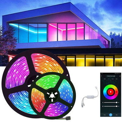decoración elegante flexible de Kit Dream Color Change For de la luz del humor del App LED de los 5M 5050 Wifi