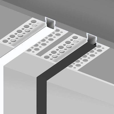 La luz del LED pela el canal de aluminio con perfil de aluminio llevado yeso ahuecado cubierta del yeso de la mampostería seca de la PC