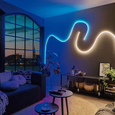 Luces de tira impermeables cambiables de Smart LED de la muestra IP67 para el neón flexible al aire libre