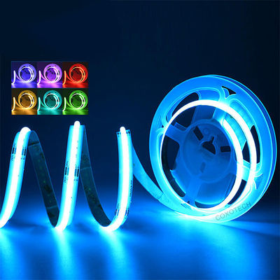 La tira flexible Rgb con pilas de la prenda impermeable LED de la MAZORCA del RGB llevó el Ce de la tira 10M M
