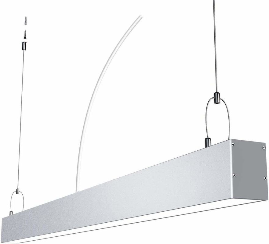 Pasillo montado pendiente linear de aluminio llevado de gama alta del perfil LED de la luz de tira para arriba abajo