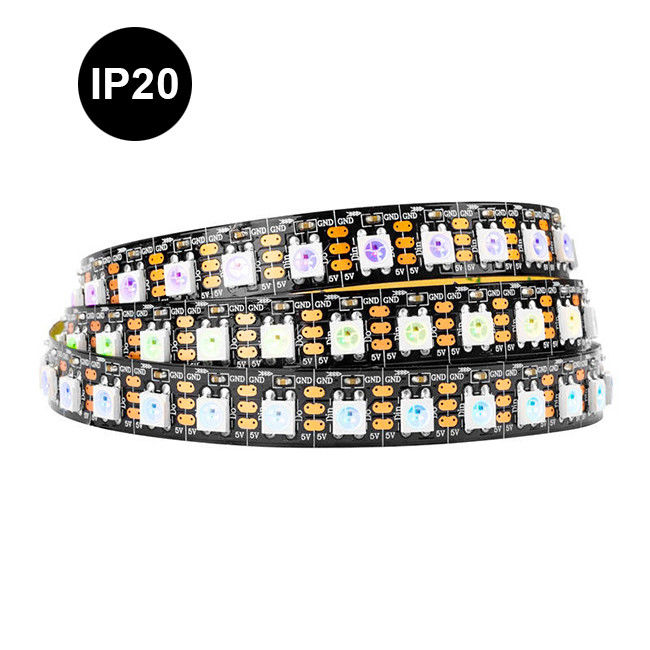 Tira 96 de la luz de la música de Ip20 Ip65 Ip67 Smart LED 100 144leds pixeles flexibles Ws2812b