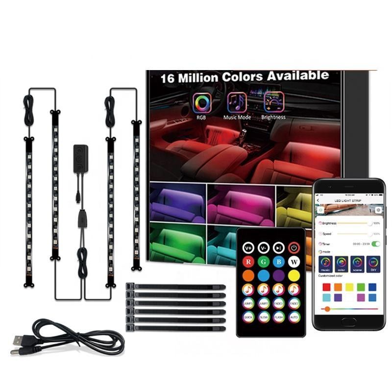 El coche modificado interior decorativo enciende el sistema de iluminación llevado auto 50000 horas