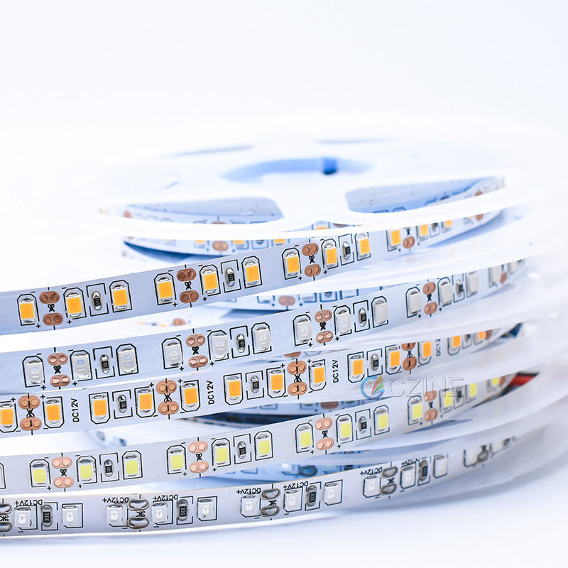 Verde azul rojo blanco llevado brillante de la tira 12v 2700k de la tira de Dc12v 5v 120led 2835 LED alto