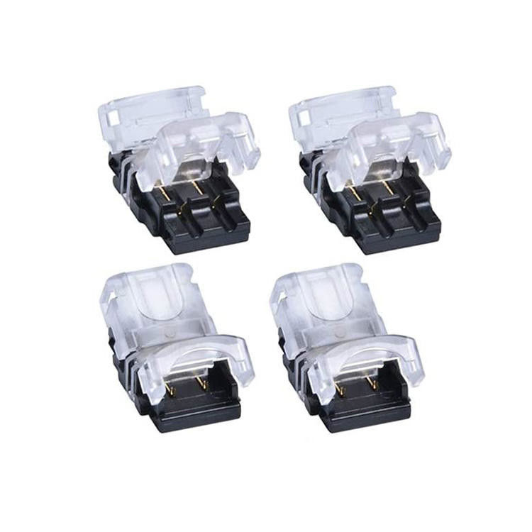 alambre terminal accesorio 8m m masculinos femeninos de 4pin 3pin 2 Pin Led Light Connector LED 10m m